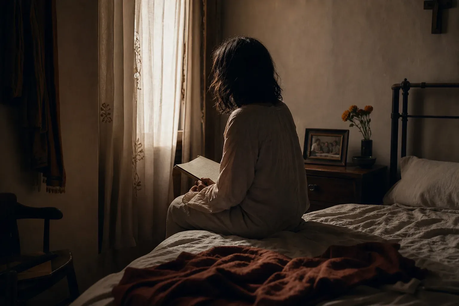 Persona despierta recuerda un sueño con un ser querido