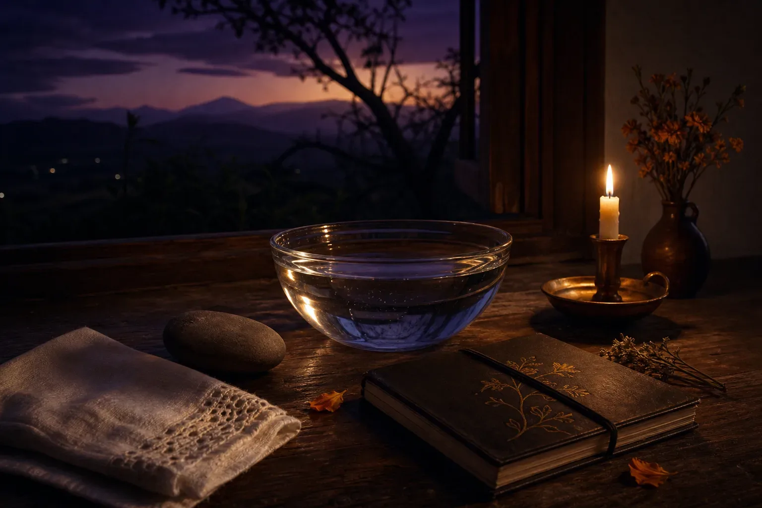 Symbolic still life: Soñar con agua