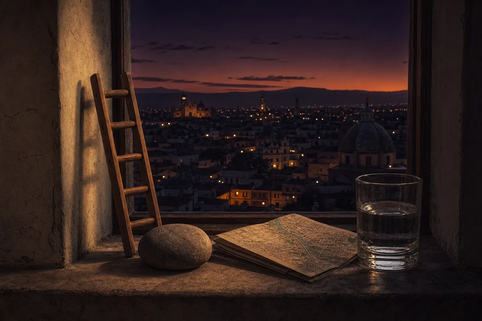 Symbolic still life: Soñar con alturas