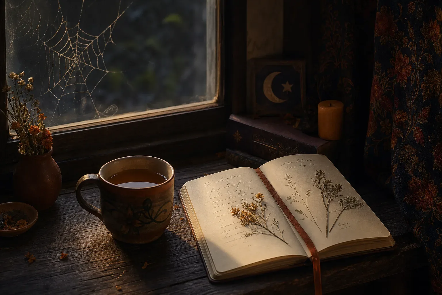 Symbolic still life: Soñar con arañas