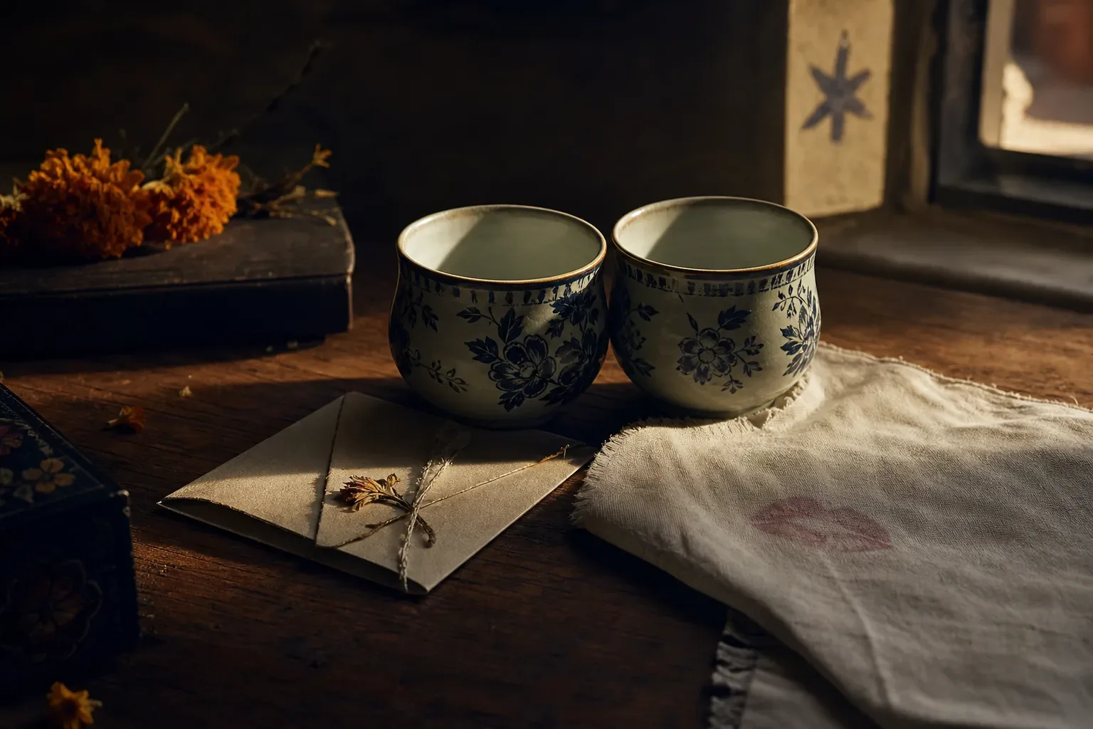 Symbolic still life: Soñar con besos