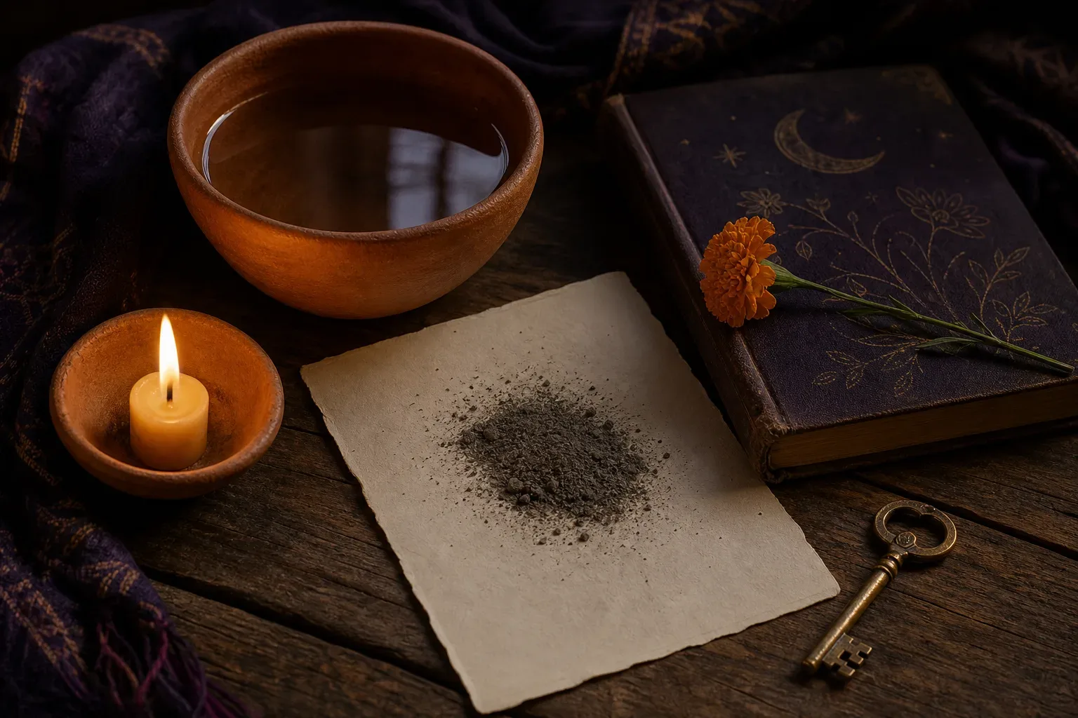 Symbolic still life: Soñar con fuego