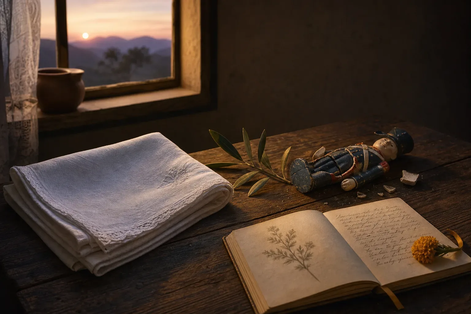 Symbolic still life: Soñar con guerra