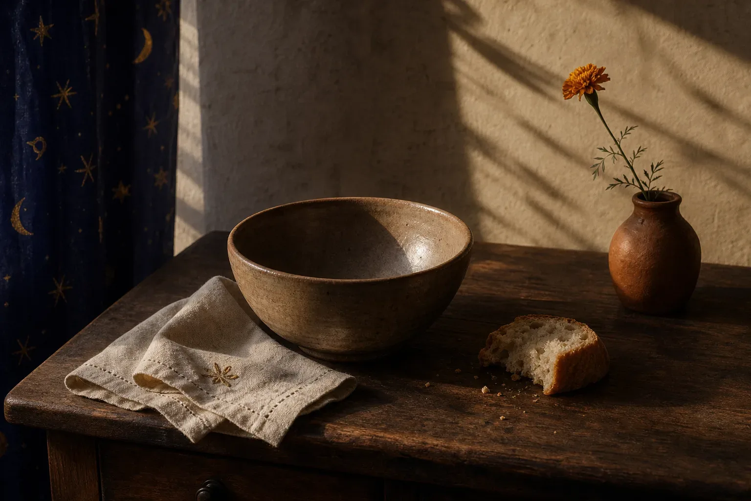 Symbolic still life: Soñar con hambre