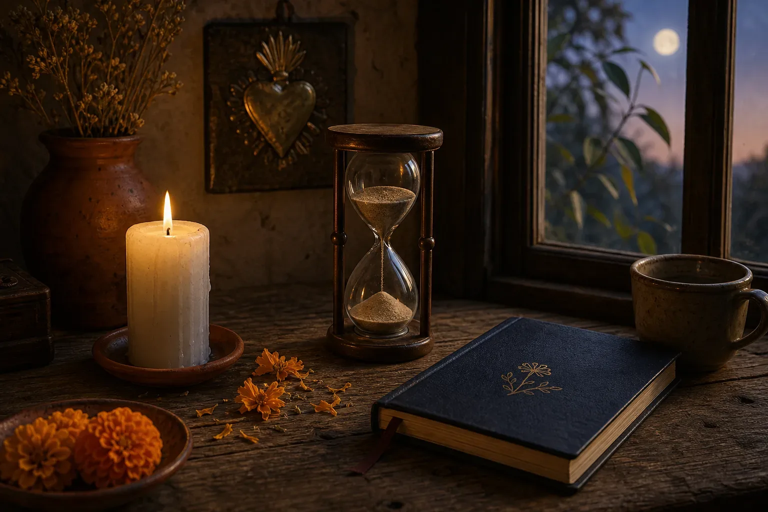 Symbolic still life: Soñar con la muerte