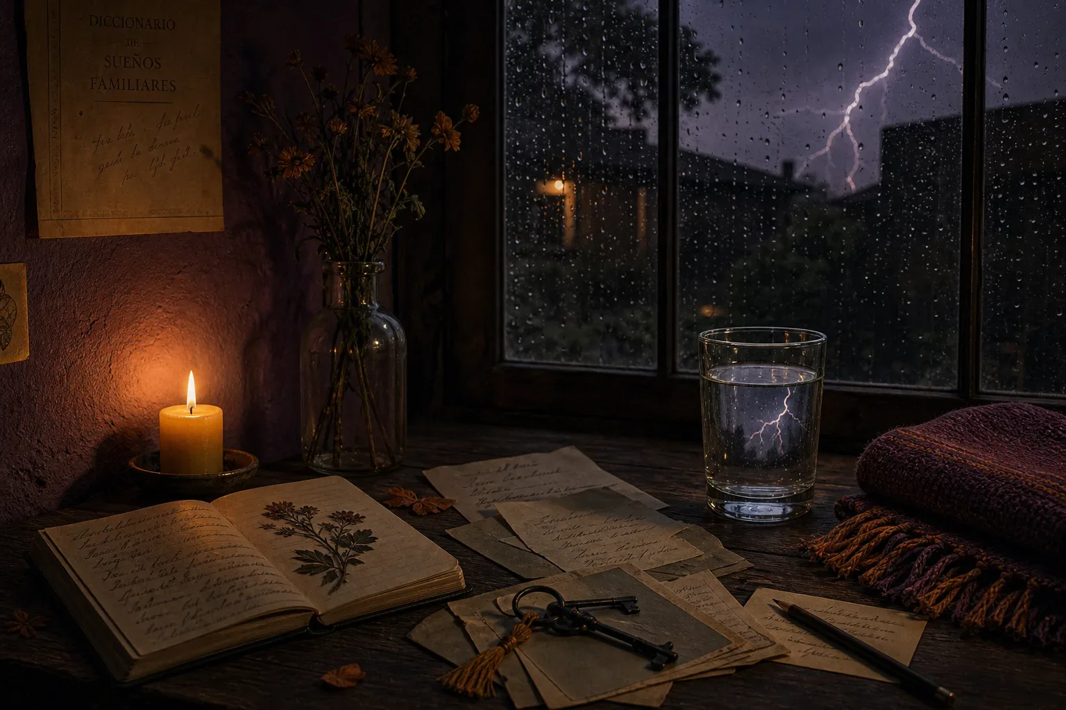 Symbolic still life: Soñar con tormentas