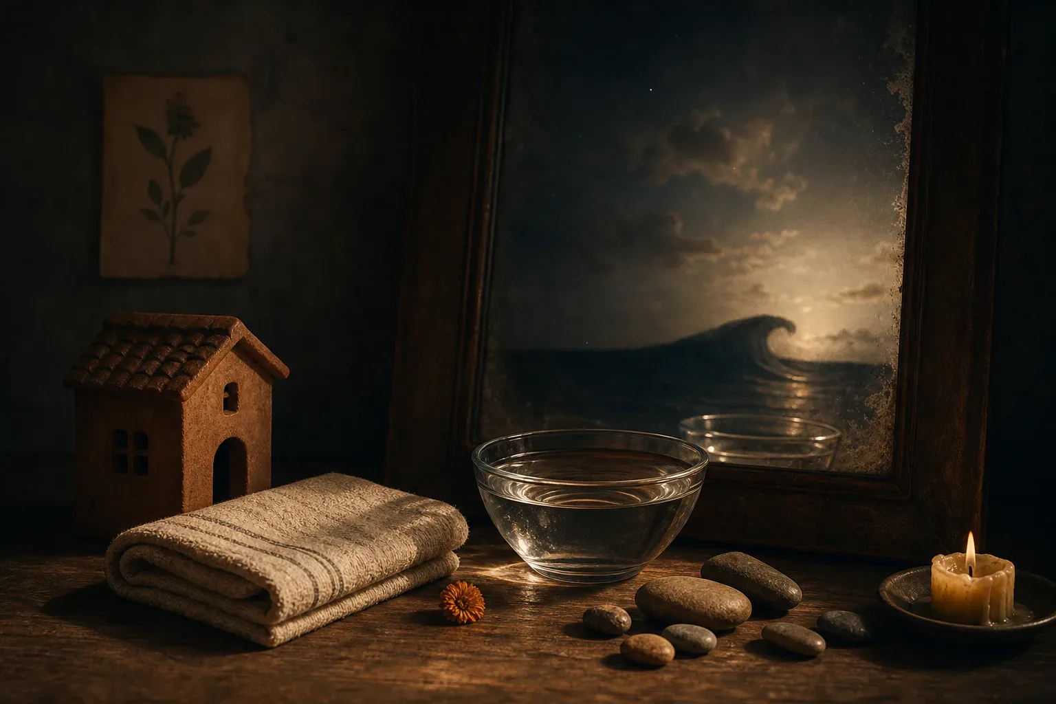 Symbolic still life: Soñar con tsunamis