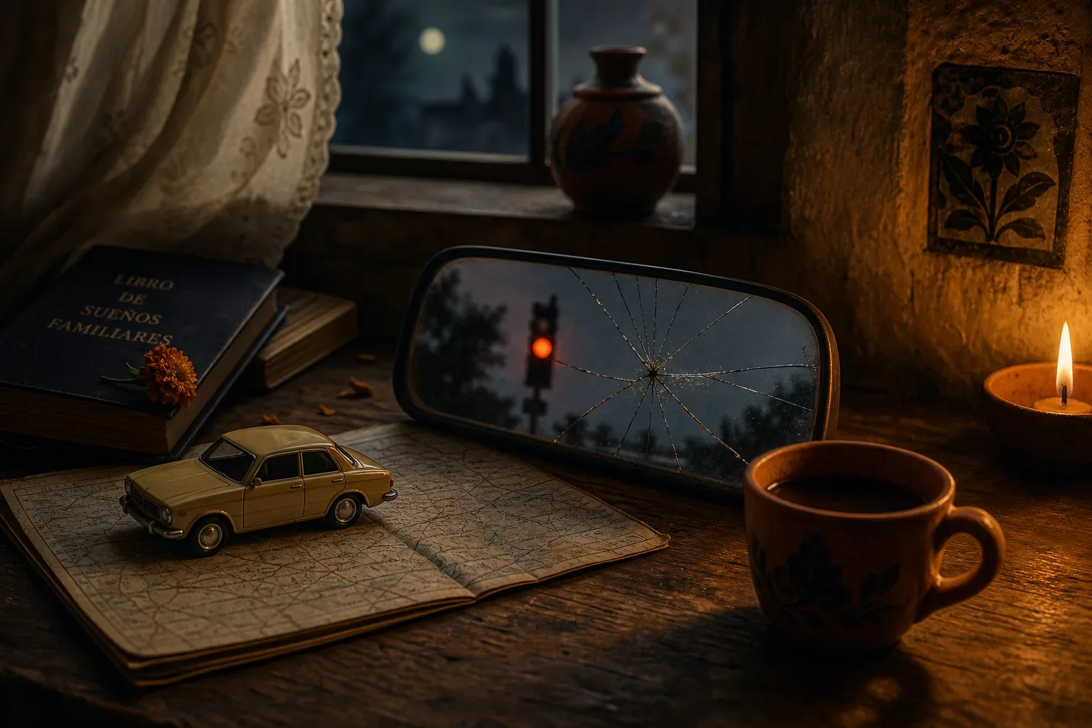 Symbolic still life: Soñar con un accidente de coche