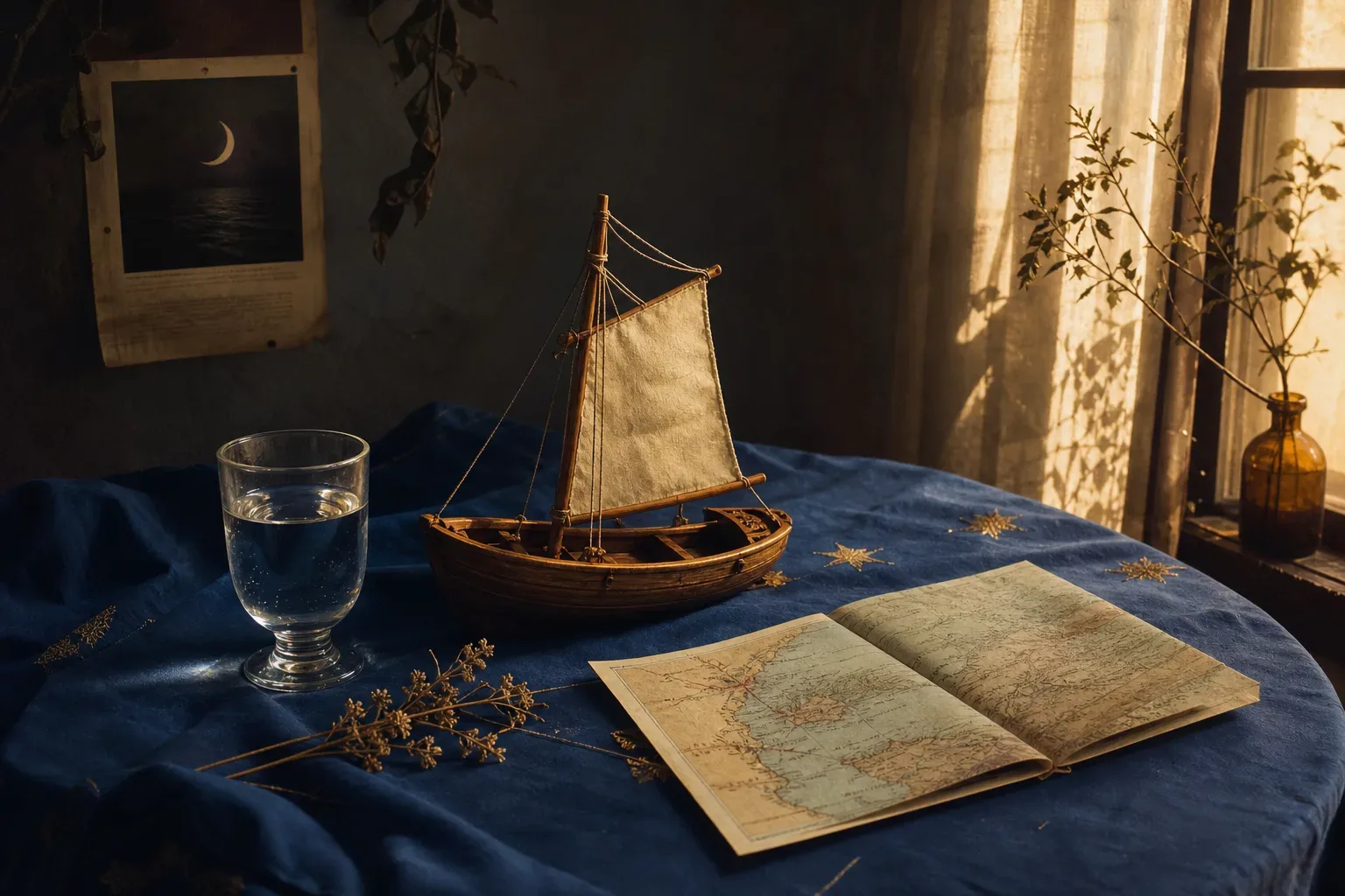 Symbolic still life: Soñar con un barco