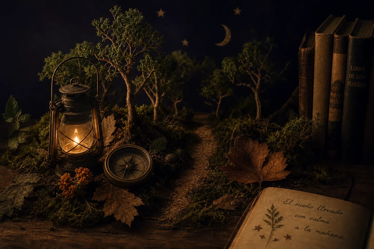 Symbolic still life: Soñar con un bosque