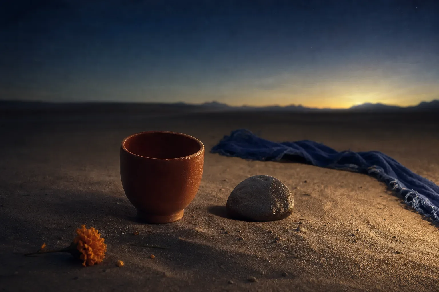 Symbolic still life: Soñar con un desierto