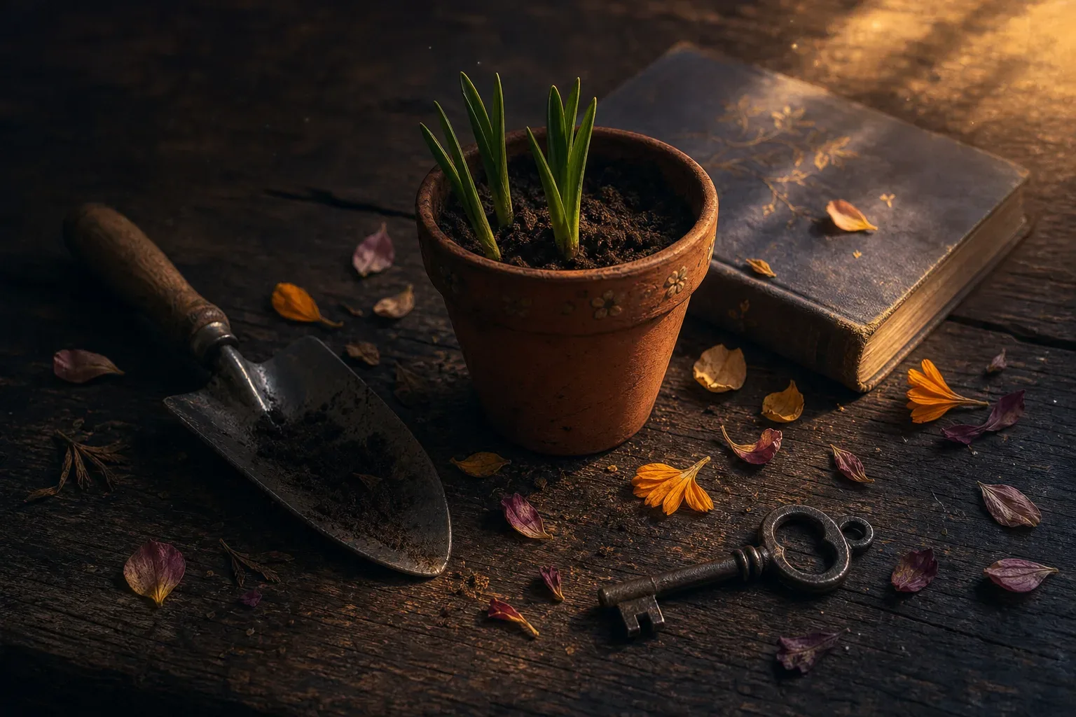 Symbolic still life: Soñar con un jardín
