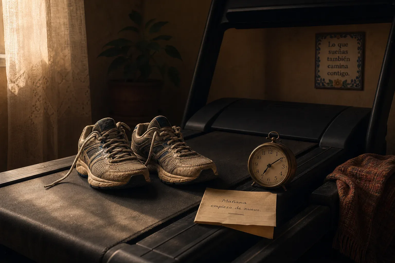 Symbolic still life: Soñar que corres y no avanzas
