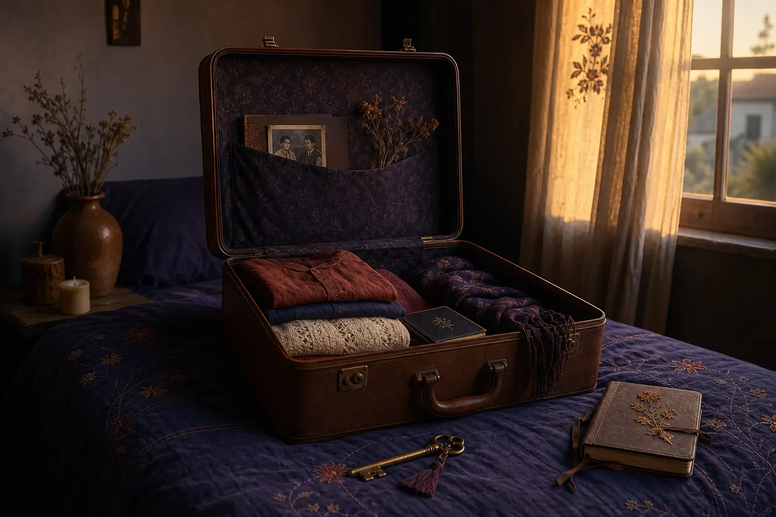 Symbolic still life: Soñar que haces las maletas