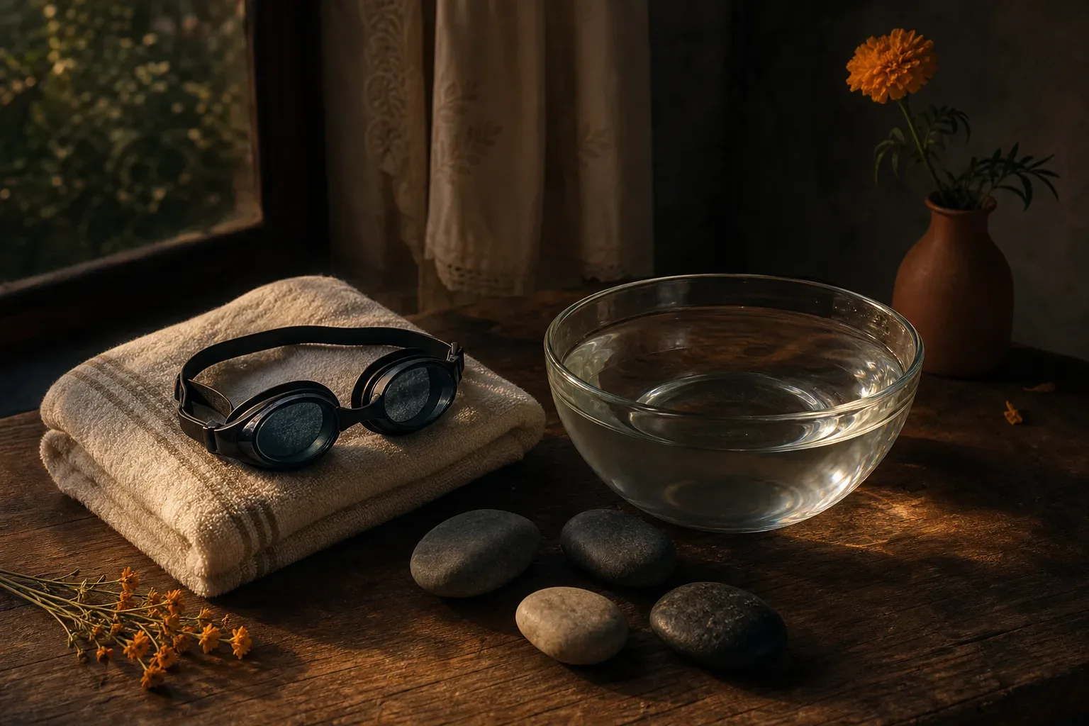 Symbolic still life: Soñar que nadas