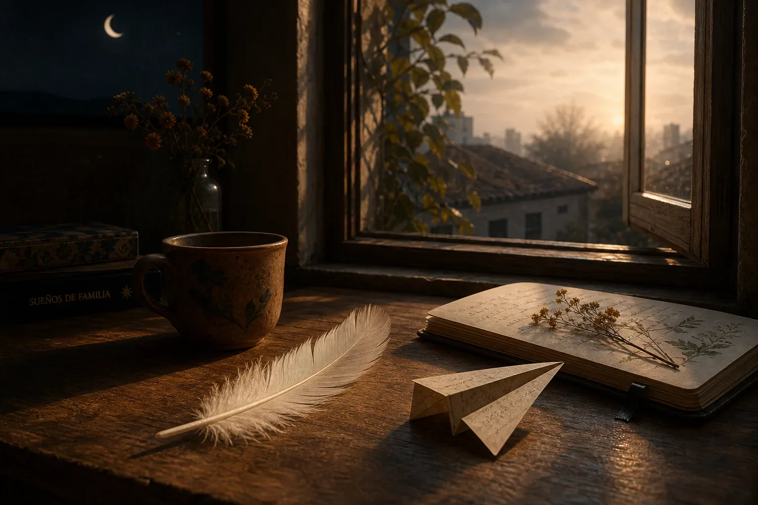 Symbolic still life: Soñar que vuelas